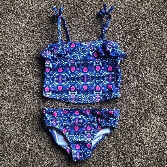 Oshkosh Two Piece Toddler Swimming Suit Size 2T - Picture 1 of 8